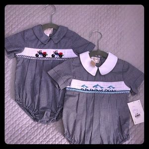 Dolphin Smock Bubble Onesie - Sir John by Rosalina